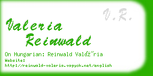 valeria reinwald business card